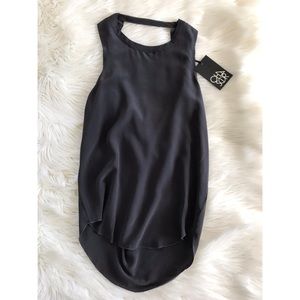 Chaser Tops - NWT Chaser silk drape back muscle shirt Chaser Tops - NWT Chaser silk drape back muscle shirt